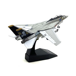 Modelo <span class=keywords><strong>de</strong></span> Avión <span class=keywords><strong>de</strong></span> Combate F-14 Tomcat <span class=keywords><strong>de</strong></span> la Marina <span class=keywords><strong>de</strong></span> la Armada Estadounidense a Escala 1/100, <span class=keywords><strong>de</strong></span> Metal Fundido a Presión, para Colección - Product Image 2