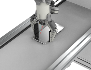 AKUSENSE-Sensor fotoeléctrico cuadrado retrorreflectante láser rojo, rango de ajuste de larga distancia, 0,1-10m PNP, L./D. on - Product Image 6