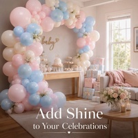 Ballons gonflables en latex ronds de 12 pouces, blancs nacrés métallisés, thème Joyeux Anniversaire, pour décorations de fête