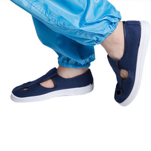 Mavi nefes dört delik kelebek hafif <span class=keywords><strong>pvc</strong></span> taban işık antistatik temiz oda üreticisi <span class=keywords><strong>esd</strong></span> ayakkabı - Product Image 4