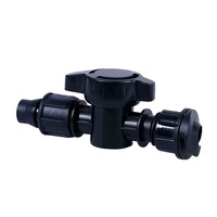Vanne de dérivation en tube PE de 16 mm pour l'irrigation goutte à goutte automatisée en agriculture et en jardinage