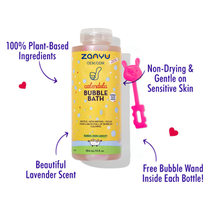 개인 라벨 384ml 보습 금송화 거품 목욕 액체 베이비 샤워 젤 - Product Image 3