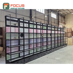 Industrial Retail Outlet Led Lighting Display Table Project Management Cosmetic Display Cabinet - Product Image 2