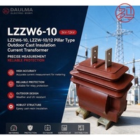 Transformateur de courant isolé de type pilier extérieur LZZW6-10 / LZZW-10/12 10kV 11kV 12kV 0.2S/0.2/10P