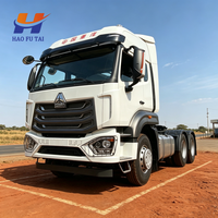 Truk Traktor Howo NX 6x4 Populer, Sasis Tahan Lama, Tenaga Diesel, Cocok untuk Transportasi Kontainer di Afrika