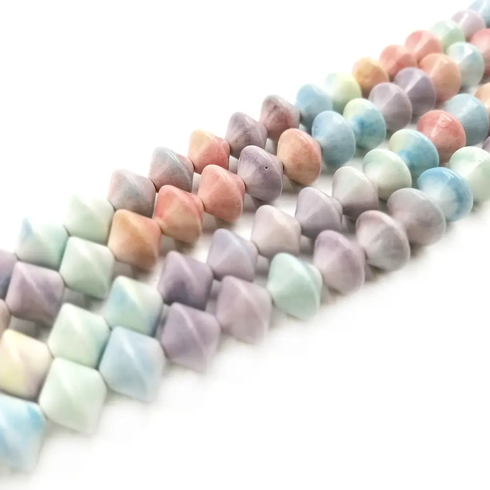 도매 파리 패션 8*10mm 음이온 산소 반제품 천연 보석 비즈 DIY 팔찌 귀걸이 만들기