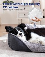 Canapé pour chien de couchage durable et doux amovible pour petits chiens, lavable en machine, lit pour chiot respirant à fond antidérapant
