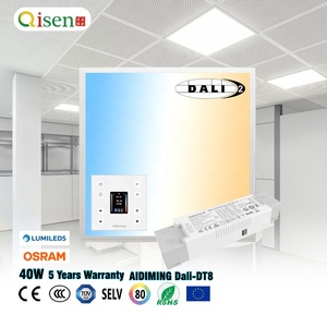 Có thể điều chỉnh 40W Dali dt8 Dimmable LED bảng điều chỉnh ánh sáng 600 600 2x2 hốc 60x60 LED trần thương mại ánh sáng - Product Image 1