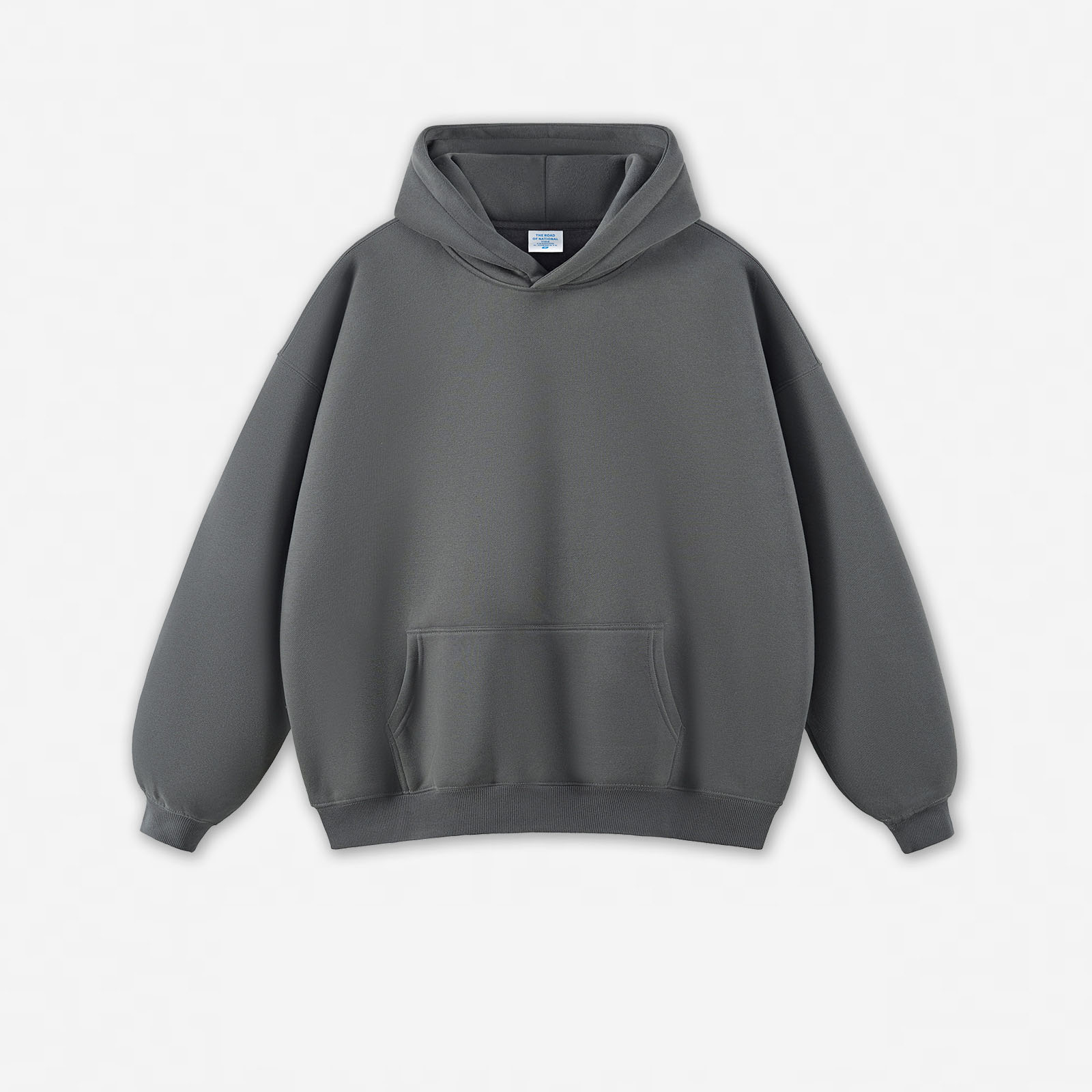 Sweat à capuche gris foncé