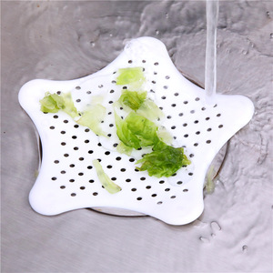 Five Pointed Star Silicone Sink Strainer Anti Clog Filter For Kitchen Bathroom Drain Protection - Product Image 3