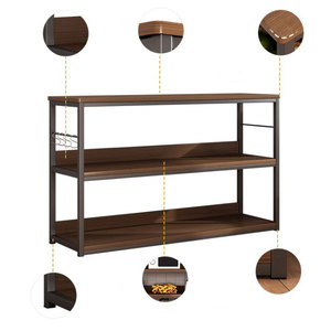 Organizzatore di sciroppo di caffè in bambù a 3 livelli supporto <span class=keywords><strong>per</strong></span> 12 bottiglie <span class=keywords><strong>per</strong></span> scaffali di stoccaggio <span class=keywords><strong>per</strong></span> caffè e vino - Product Image 2