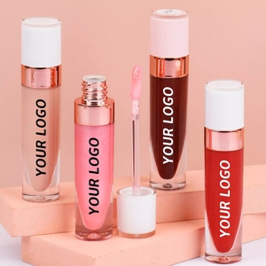 Lucidalabbra Tubolare Dorato Bestseller, Crea il Tuo Marchio, Vendita all'Ingrosso, Gloss Vegano Trasparente - Product Image 1