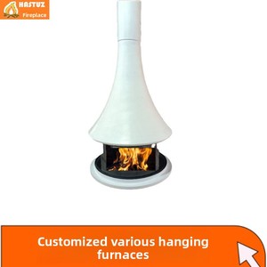Chimenea <span class=keywords><strong>Colgante</strong></span> de Lujo con Fuego Real, <span class=keywords><strong>Estufa</strong></span> Decorativa de Leñ<span class=keywords><strong>a</strong></span> Personalizada para Interiores, Estilo OVNI, para Villas, Casas de Huéspedes y Hogares - Product Image 5