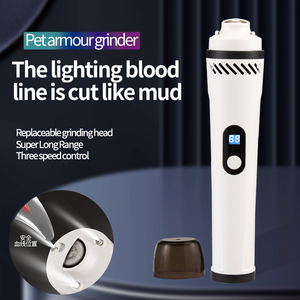 Pemotong Kuku Anjing dan Kucing Ramah Lingkungan Modern Berbahan ABS, Penggiling Kuku Hewan Peliharaan Bertenaga Baterai dengan Vakum Pembersih, Alat Perawatan - Product Image 4