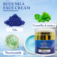 Produits de soin de la peau biologiques en marque privée, 100% naturels, crème pour le visage à la vitamine E, crème éclaircissante Nila pour peaux foncées