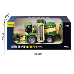 2025 plus récent 6613H pulvérisation électrique RC Triple tondeuses <span class=keywords><strong>tracteur</strong></span> <span class=keywords><strong>jouet</strong></span> 2.4GHz 1/24 échelle 6CH alliage radiocommande camion agricole pour les enfants - Product Image 5