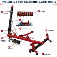 Redresseur de poutres de véhicule en acier Mecpower MPDL-6, machine de réparation de collision, équipement portable de redressage de carrosserie automobile AC 1
