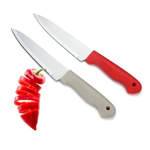 印度制造高品质刀塑料手柄材料不锈钢刀片蔬菜水果切割菜刀