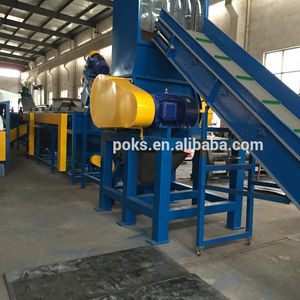 Déchets en plastique concassage et lavant réutilisant la machine pour le matériel DE PE de PP - Product Image 2