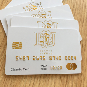 Tarjeta <span class=keywords><strong>de</strong></span> crédito en blanco personalizada, chip <span class=keywords><strong>de</strong></span> memoria, sello dorado, Impresión <span class=keywords><strong>de</strong></span> <span class=keywords><strong>tarjetas</strong></span> <span class=keywords><strong>de</strong></span> visita <span class=keywords><strong>de</strong></span> <span class=keywords><strong>PVC</strong></span>, número en relieve, <span class=keywords><strong>tarjetas</strong></span> <span class=keywords><strong>de</strong></span> visita <span class=keywords><strong>con</strong></span> código <span class=keywords><strong>de</strong></span> <span class=keywords><strong>barras</strong></span> magnético - Product Image 6