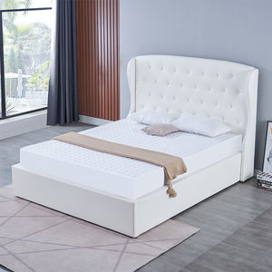 Cama King-Size de Estilo Nórdico con Almacenamiento y Acabado Lujoso, Cabecera Alta Moderna para Conjuntos de Dormitorio de Hotel - Product Image 6