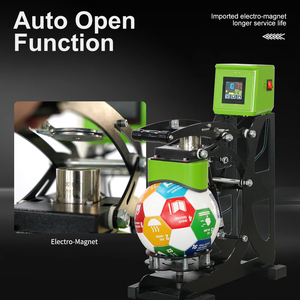 Presse à chaud 2-en-1 à ouverture automatique pour balles - Sublimation de balles de football et de <span class=keywords><strong>tennis</strong></span> - Product Image 2