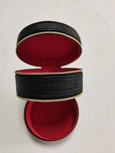 Estuche de viaje para joyas de tres capas con cremallera de PU, caja de cuero sintético de doble capa multifunción para colección. - Product Image 6