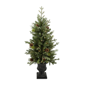 Sapin de Noël artificiel en PVC vert de haute qualité personnalisé, mini sapin de Noël artificiel réaliste - Product Image 2