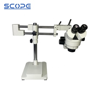 Mikroskop Stereo Zoom Binokuler Universal Tiang Ganda 7X-45X - Product Image 3