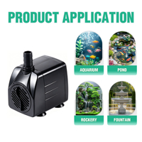 Pompes d'aquarium 110V 220V, mini pompe à eau submersible multifonctionnelle, pompe pour distributeur d'eau pour animaux de compagnie, pompe pour aquarium