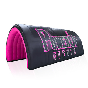 अच्छी गुणवत्ता वाले pvc पोर्टेबल आउटडोर इंफ्लेटेबल हेलोलीन ईगल सुरंग फुटबॉल हेलमेट टेंट सुरंगों के साथ त्वरित सेटअप वाटरप्रूफ - Product Image 4