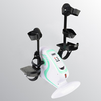 Vélo d'Exercice Mini Magnétique à Commande Électrique pour Rééducation en Kinésithérapie, Entraînement des Bras et des Jambes, Pédalier, Usage Domestique