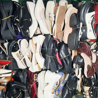 Liquidation d'articles en surplus : Chaussures d'occasion de marque, de haute qualité, pour femmes, à talons, vente en gros en vrac