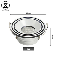 Spot LED en Aluminium 3W Haute Luminosité, Ultra Fin et Petit, Couleur Personnalisable, Vente en Gros – Parfait pour Salon, Armoire et Dressing