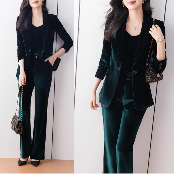 Black flared pants