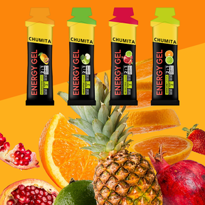 Poudre d'électrolytes Chumita Sport pour adultes, complément d'hydratation sans sucre, saveur fraises, 9 acides aminés, gel énergétique, minéraux - Product Image 3