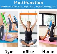 Gomme de fitness personnalisée équipement d'entraînement élastique en caoutchouc bande de costume pour extenseur Gym Yoga exercice bandes de résistance