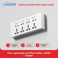 Konverter Soket Ekstensi Gaya Inggris Multifungsi GFCI WIFI untuk Penggunaan Rumah Tangga Stopkontak Multi-port Daya Tinggi USB Buatan Cina