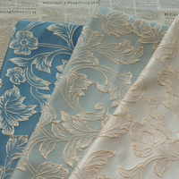 Haute qualité 100% polyester tissé fil teint personnaliser mode 3D or fleur fil teint brocart Jacquard tissus