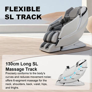 Smarter Automatischer Elektrischer 4D Zero-Gravity Ganzkörper-Shiatsu-Massagesessel mit SL-Schiene und Fuß-Spa - Product Image 3