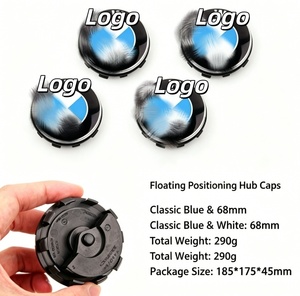 Cache-moyeux flottants pour <span class=keywords><strong>BMW</strong></span> Séries 1/3/5, X1, X2, X3, X5, X6, 68 mm, auto-nivelants, de remplacement - Product Image 2
