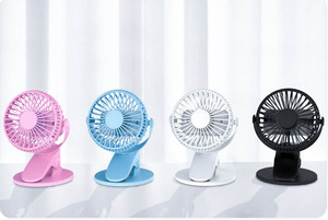 HOT SALE USB Rechargeable Fan Clip on <b>Mini</b> <b>Desk</b> Fan Portable Baby Stroller Fan - Product Image 4