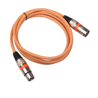Câble de microphone XLR couleur OEM ODM, connecteur XLR nickelé, câble de microphone équilibré, câble XLR 3 broches mâle vers femelle