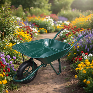 Franse industriële metalen kruiwagen WB6400 voor de bouw - Product Image 3