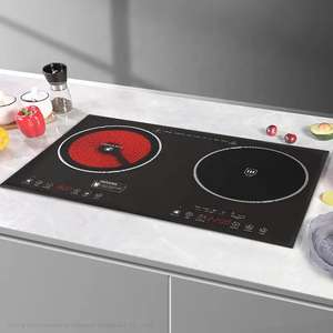 Calda ad alta potenza doppia stufa a induzione nuovo Design multifunzione 2 piani cottura elettrica impermeabile cucina in ceramica - Product Image 2