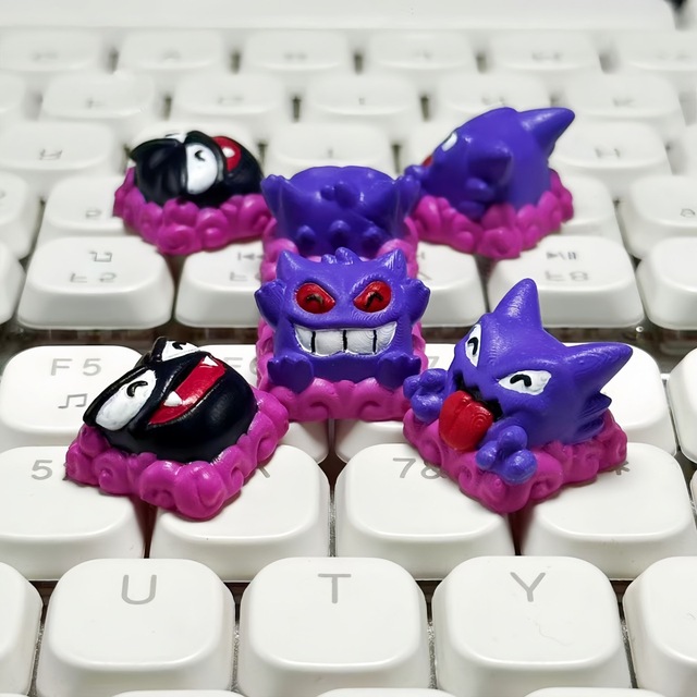 Personalized 3D Resin Cute Cartoon Keycap Creative DIY Cross-stem Cartoon Keycap Single Unit a Unique Gift