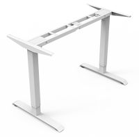 Bureau debout électrique à double moteur, réglable en hauteur, ergonomique, moderne, pour le travail et l'étude, mobilier de bureau à domicile