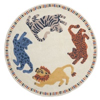 Phim Hoạt Hình Bán Chạy Hình Động Vật Vòng Tiger Phòng Trẻ Em Phòng Ngủ Thảm Bò Thảm Phòng Khách Phòng Ngủ Chống Trượt
