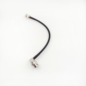 Adaptateur mâle BNC droit à angle droit, câble coaxial RG58 gainé PVC, 50 ohms, longueur personnalisée, câble <span class=keywords><strong>RF</strong></span> de communication, noir - Product Image 2