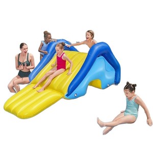Inflatable <b>Water</b> <b>Slide</b> PVC Customizable <b>Size</b> Outdoor Pool Play Equipment For Kids And <b>Adults</b> - Product Image 5